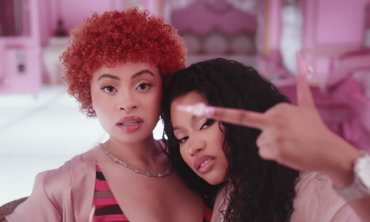 Label Owner Nicki Minaj Serves Double Trouble With Ice Spice On "Princ...
